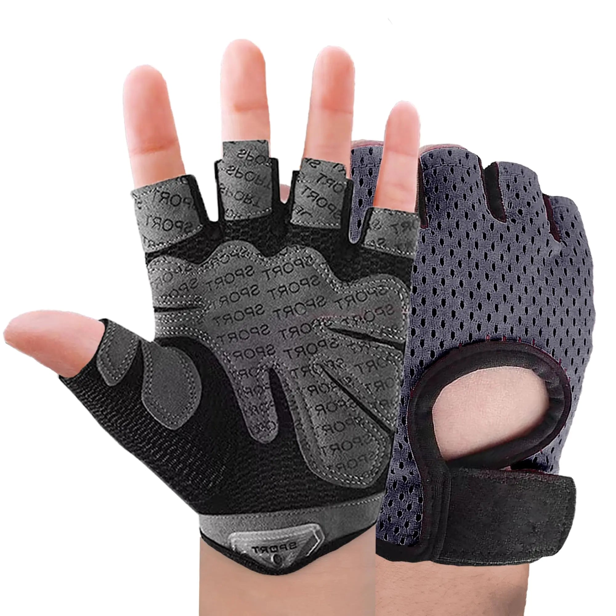 GRIPMASTER Pro Workout Gloves - Breathable Anti-Slip Protection